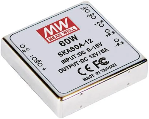 Mean Well MW SKA60C-12 DC/DC-Wandler 60W Anzahl Ausgänge: 1 x Inhalt 1St.