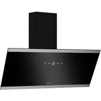 Klarstein FlashLine Dunstabzugshaube – 90 cm Kopffreihaube mit Touchscreen - Dunstabzugshaube mit 524 m³/h Luftstrom, leise bei 34,5 dB und energieeffizient (A++). Ideal für Abluft- und Umluftbetrieb, ausgestattet mit modernem Touchscreen und spülmaschinenfesten Filtern.