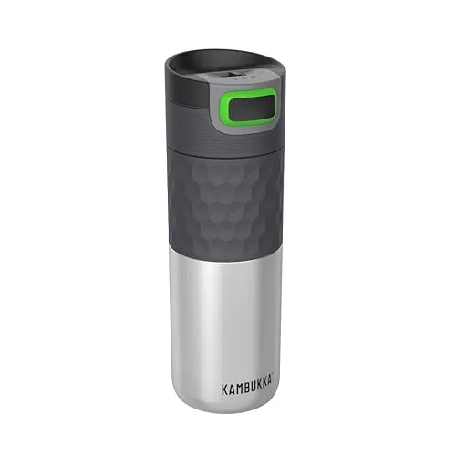 Kambukka ETNA Thermobecher 500ml - Auslaufsicherer Edelstahl-Kaffeebecher to go - Thermobehälter mit 3-in-1-Deckel für individuelles Trinken. Hält Getränke 9 Stunden heiß und 18 Stunden kalt. Ideal für Pendler und Reisende.