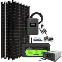 Offgridtec® Autark Pro XL 24V 800W Solaranlage - Solaranlage mit 2000W AC Leistung und 100Ah LiFePO4 Akku, ideal für autarke Energieversorgung in Berghütten oder Wohnmobilen – einfach Plug & Play!
