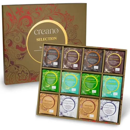Teeset Creano Bio Organic TEA BLEND 48 BioTeebeutel in 6 unterschiedlichen Sorte