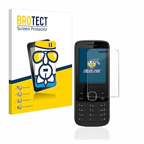 BROTECT Schutzglas für Nokia 225 4G Schutzfolie Panzer Folie Glas Displayschutz Made in Germany [Extrem Kratzfest 9H, Anti-Fingerprint,Transparent]