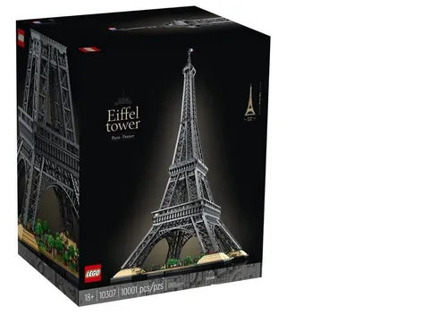 LEGO Icons Eiffelturm Paris (10307) - Konstruktion & Bauen, beeindruckendes 3D-Modell des Eiffelturms mit 10.001 Teilen für kreative Bauenthusiasten.