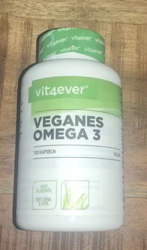 Omega 3 vegan - 120 hochdosierte Algenölkapseln - Omega-3 Öl mit 1500 mg Algenöl pro Tagesdosis, 100% vegan, laborgeprüfte Qualität und hohe Bioverfügbarkeit für optimale Gesundheit.