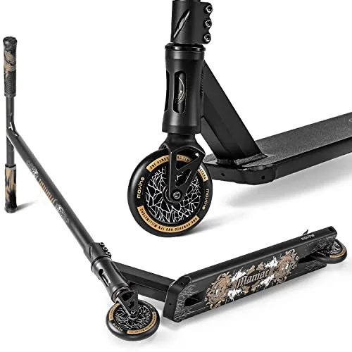 Movino Maniac Stunt Scooter Roller | Professioneller Freestyle Roller mit IHC-Kompression - Stuntscooter für Profis mit robustem Street-Deck und IHC-Kompressionssystem für optimale Stabilität. Ideal für anspruchsvolle Tricks und hohe Sicherheit, geprüft nach EN 14619.