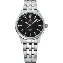 Herrenuhr Swiss Military Chrono SMP36010.01 - Stilvolle Armbanduhr - Hochwertige Herrenuhr in Silberfarben, ideal für modebewusste Männer. Robustes Design und präzise Chronographen-Funktion für jeden Anlass.
