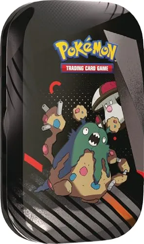 Pokémon Mini-Tin-Box Einall: Deponitox & Hutsassa - Sammelkarten Packs & Sets - Enthält 2 Boosterpacks und 1 Stickerkarte, ideal für Pokémon-Fans, um ihre Sammlung zu erweitern und das Lieblingsdeck überall mitzunehmen.