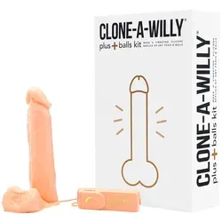 Clone-A-Willy Plus Balls DIY Homemade Dildo Kit Light Skin Tone - Beige