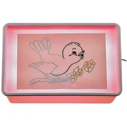 BLS Lightbox in Bunt - Kinderinstrumente - Kreatives Gestalten mit der bunten Lightbox aus Kunststoff, ideal für kreative Ideen und DIY-Projekte. Achtung! Kein Spielzeug.