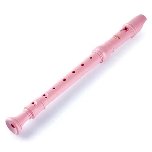 Sondery Sopran Recorder Instrument Deutsch Fingersatz Durable Anfänger Recorder Einfach zu spielen Kunststoff Körper Inklusive Finger Karte Tragetasche