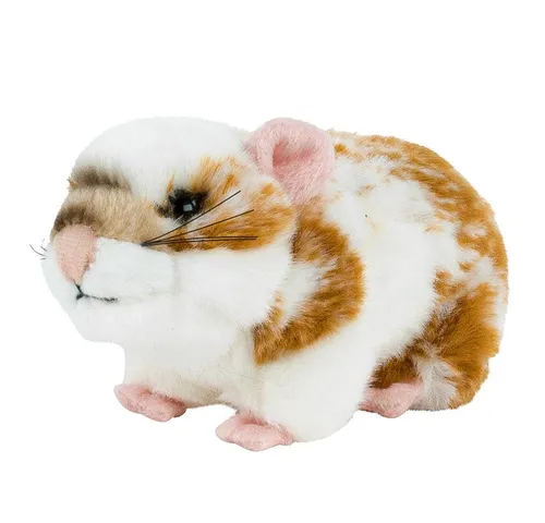 Teddys Rothenburg Kuscheltier Goldhamster weiß/hellbraun 18 cm Plüschtier Stoffhamster (Stofftier, Plüschhamster, Stoffgoldhamster, Plüschgoldhamster)