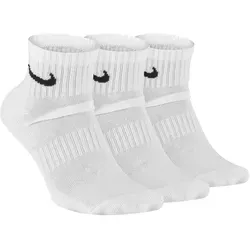 Nike Everyday Cushioned Ankle Tennissocken 3er Pack Unisex - weiß, schwarz, Größe 42-46 (auch verfügbar in 46-50)