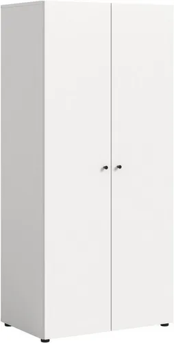 Kleiderschrank HOME AFFAIRE "BILLINGS", weiß, 2-türig, B:80cm H:176cm T:51cm - Kleiderschrank mit 2 Drehtüren und viel Stauraum, ideal für Ihr Schlafzimmer. FSC-zertifizierter Holzwerkstoff sorgt für geprüfte Qualität und Langlebigkeit. Einfache Montage inklusive Anleitung.