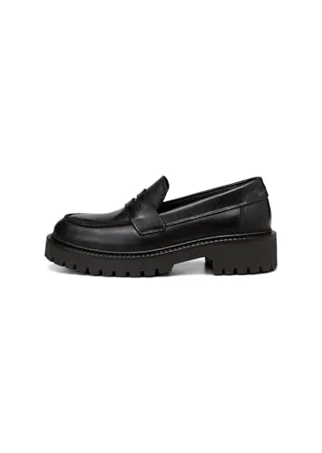 Loafer MARC O'POLO - Damen, Gr. 40, schwarz - Halbschuhe mit robuster Profil-Laufsohle für optimalen Halt und Strapazierfähigkeit. Aus hochwertigem Rindleder gefertigt, vereinen sie Komfort und klassischen Stil.