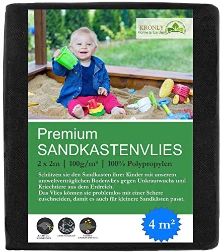 Sandkastenvlies 2x2 m - Reißfeste Sandkastenunterlage für Kinder - Schützen Sie den Sandkasten Ihrer Kinder mit unserem 2x2 m Sandkastenvlies. Diese wasserdurchlässige und reißfeste Unterlage sorgt für eine saubere Sandkiste und ist einfach zu verarbeiten. Ideal für unbeschwertes Spielen!