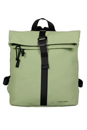 New Rebels Mart Damenrucksack klein - Spritzwassergeschützt und Stilvoll - Stylischer Damenrucksack von NEW REBELS® im nordischen Design, ideal für Büro und Freizeit. Mit praktischen Fächern, hochwertigem Tarpulin-Material und einem Volumen von 8 Litern – perfekt für den täglichen Einsatz!
