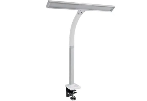 FeinTech Schreibtischlampe LTL00310 - dimmbar mit Tischklemme - Tischleuchte mit 1.000 Lumen, 4-stufig einstellbarer Lichtfarbe und 5-stufig dimmbar. Ideal für präzise Ausleuchtung am Arbeitsplatz.