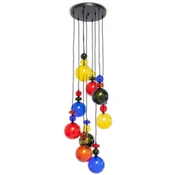 KARE DESIGN Pendelleuchte Mazzo Nove Spiral Alu, Eisen, Stahl & Metall