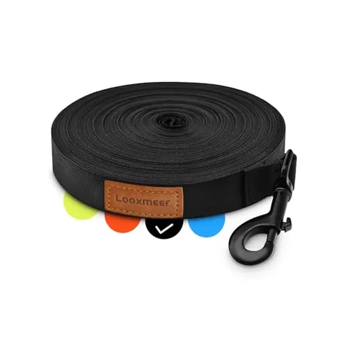 Robuste Schleppleine für Hunde, 3m bis 30m mit stabilem Karabiner - Die hochwertige Schleppleine für Hunde aus reißfestem Nylongewebe bietet Sicherheit und Flexibilität beim Training oder Spaziergängen. Ergonomischer Griff und praktische Aufbewahrungstasche inklusive.