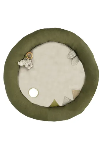 Sterntaler Spieldecke Elefant Eddy - Runde Krabbeldecke für Babys, waschbar und ideal für die Förderung der motorischen Fähigkeiten. Perfekt für sichere Spielmomente.