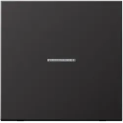 Jung AL10911STRFD KNX RF Taster 1-fach, Aluminium lackiert - Smart Home Taster für Jalousie, Licht und Raumtemperaturregler – ideal zur individuellen Steuerung von Licht und Jalousien mit modernem Design.