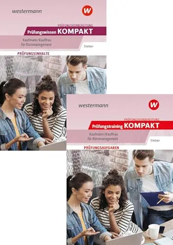 Prüfungsvorbereitung KOMPAKT - Kaufmann/Kauffrau für Büromanagement - Hörbücher zur optimalen Prüfungsvorbereitung mit kompaktem Wissen für Abschlussprüfung Teil 1 und Teil 2, ideal für effektives Lernen.