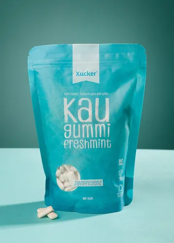 Xylit-Kaugummis Freshmint Nachfüllpack, 600g (45,32 EUR/kg)