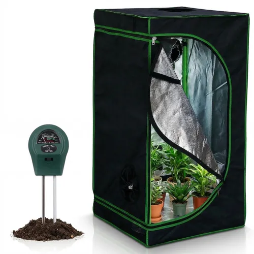Indoor Gewächshaus 60x60x180CM - Mucola Growbox - Zimmergewächshaus für optimales Pflanzenwachstum, ideal für Hobbygärtner und platzsparend im Design.