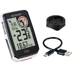 Sigma ROX 2.0 Fahrrad-Navi GPS Fahrradcomputer - Fahrradcomputer mit großem, gut lesbarem Display und 14 Funktionen, inklusive Navigationshinweisen und E-Bike-Kopplung. Perfekt für Freizeitsportler, die ihre Fahrdaten mit der SIGMA RIDE App analysieren möchten.