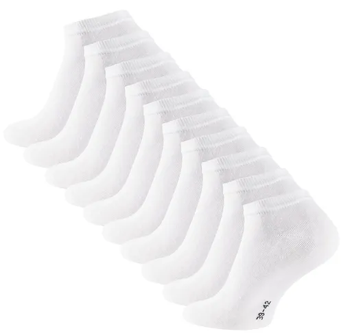 Cotton Prime® Sneakersocken (10-Paar) in angenehmer Baumwollqualität blau|weiß 47-50