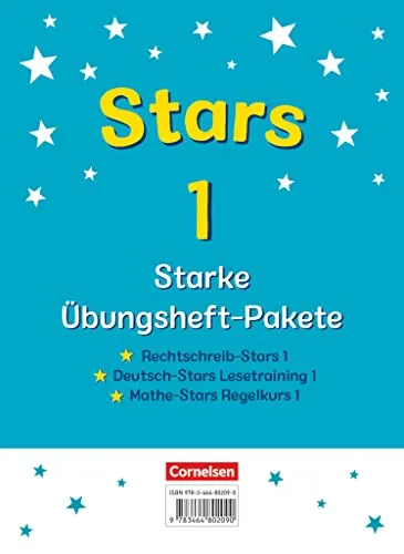 STARS - starke Übungshefte - Übungsheftpakete Deutsch und Mathematik: 1. Schuljahr: Rechtschreib-Stars, Deutsch-Stars Lesetraining und Mathe-Stars ... Deutsch und Mathematik, 1. Schuljahr)