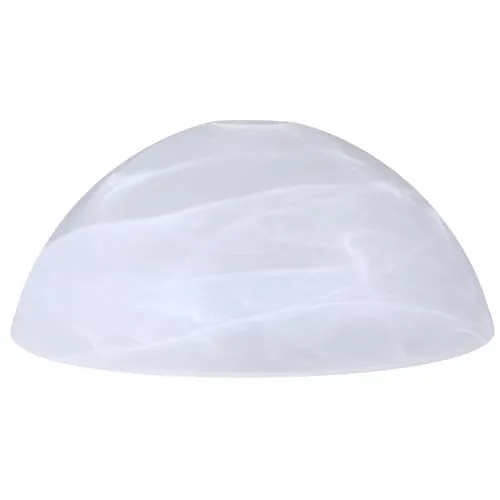 Home4Living Lampenschirm Alabasterglas Ø 250mm - Dekorativer Lampenschirm aus hochwertigem Alabasterglas, passend für E27 Fassungen. Ideal für Tisch-, Pendel- und Wandlampen, sorgt für ein stilvolles Lichtambiente.