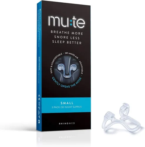 MUTE Nasen Dilatator Für Besseres Atmen Und Schnarchreduktion - Klein (x3)