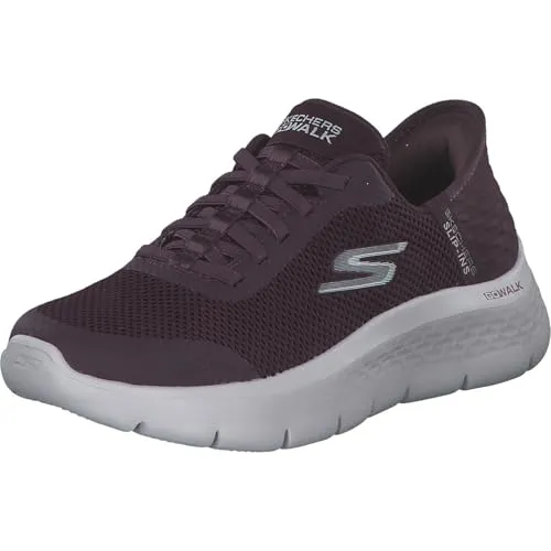 Skechers Damen Sneakers in Burgunder, 37 EU - Damen-Sneaker aus hochwertigem Material, ideal für Komfort und Stil im Alltag.