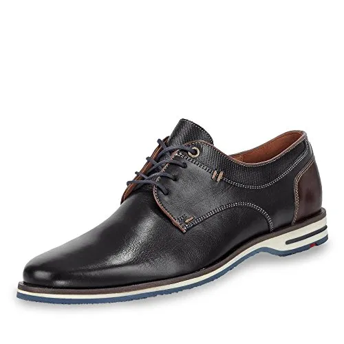 LLOYD Herren Diego Derbys, Schwarz - Größe 45 EU - Elegante Derbys aus hochwertigem Glattleder mit Leder/Textil-Futter. Ideal für stilvolle Anlässe, komfortable Passform dank JERRY-Leistenform.