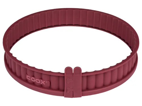 coox Quicheform mit Glasplatte Ø 26 cm – Backen & Servieren in Einem - Praktische Quicheform aus hochwertigem Silikon und Glas, ideal für müheloses Backen und Servieren. Der stabile Verschluss sorgt für saubere Ergebnisse, während das Antihaft-Silikon das Herausnehmen erleichtert. Spülmaschinenfest und temperaturbeständig.