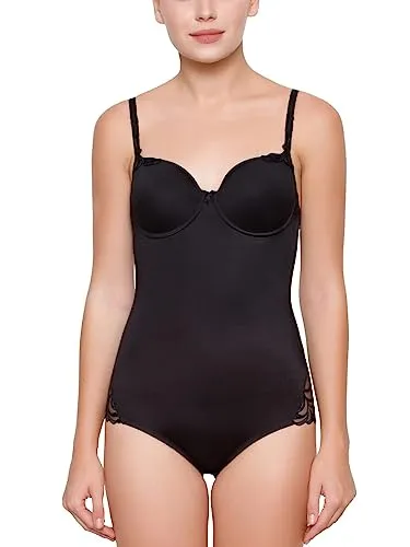 Shaping-Body TRIUMPH "Modern Finesse BSWP", Damen, Gr. 95, Cup D, schwarz - Shapewear Body von TRIUMPH mit nahtlos vorgeformten Spacer-Schalen für ein schönes Dekolleté und optimalen Halt. Die elastischen Träger sind verstellbar und sorgen für perfekten Sitz.
