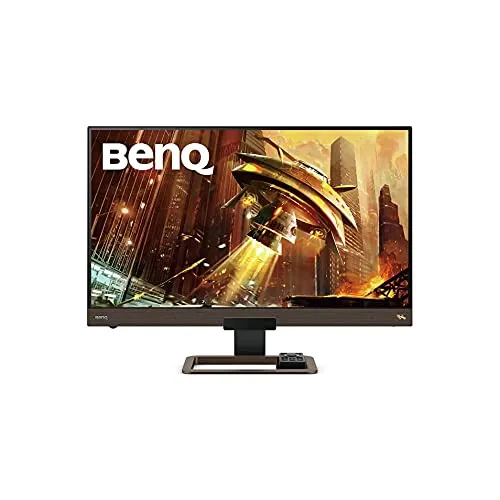 BenQ MOBIUZ EX2780Q Gaming Monitor 27 Zoll - 27 Zoll WQHD IPS Gaming Monitor mit 144 Hz und HDR 400 für flüssige, gestochen scharfe Bilder. Ideal für Gamer dank FreeSync Premium und einfacher Steuerung über Fernbedienung.