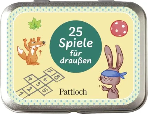 Spiele für draußen: Beschäftigungsideen für Kinder ab 5 Jahren - Kompaktes Spielbuch mit 25 spannenden Ideen für draußen. Robustes Papier und Naturmaterialien sorgen für langanhaltenden Spielspaß. Ideal für unterwegs!