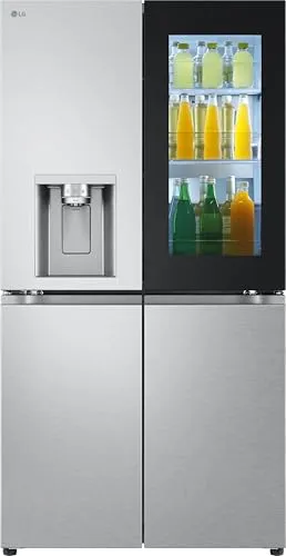 LG GMG960MBEE Stand Side-by-Side Kühlschrank - Kühlschrank mit 638 L Volumen, ideal für große Haushalte, bietet großzügigen Stauraum und innovative Mulitdoor-Technologie.
