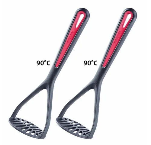 WESTMARK Kartoffelstampfer 2 Stk., Länge: 27,5 cm, Gallant, Schwarz/Rot, PP, TPE