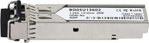 BlueOptics SFP-1G-MMF-2KM kompatibel zu Sophos SFP - Kompatibler SFP Transceiver für Multimode Gigabit-Datenübertragungen bis 2 km, ausgestattet mit Digital Monitoring und 5 Jahren Garantie für höchste Zuverlässigkeit.