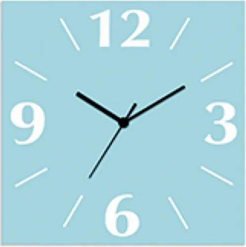 ARTLAND Wanduhr Funkuhr ohne Tickgeräusche – 30x30 cm, quadratisch, modernes Design - Stylische Wanduhr aus Aluminium, ideal für jedes Zimmer. Geräuschloses Uhrwerk für entspannte Räume. Hergestellt in Deutschland mit UV-beständigen Farben für Langlebigkeit.