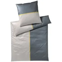 Joop! Bettwäsche Limit 4097-03 Stone - Luxuriöser Mako-Satin - Bettwäsche aus hochwertigem Mako-Satin, langlebig und farbintensiv. Perfekt für einen eleganten Schlafkomfort. Ideal für stilbewusste Schlafzimmer.