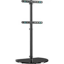 Interner TV-Ständer 30"-60", max. 41 kg, schwenkbar, Schwarz - Stylischer und stabiler TV-Ständer für Fernseher von 30" bis 60", max. 41 kg. Ideal für flexibles Fernsehen und platzsparende Lösungen in Ihrem Wohnraum.