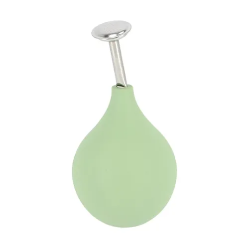Esschert Design Hand-Sprüher in Silber und Grün - Kompakter Sprinkler-Kugel aus PVC und Edelstahl, ideal für präzises Bewässern von Pflanzen. Mit einem Volumen von 0,240 Litern perfekt für den Garten.
