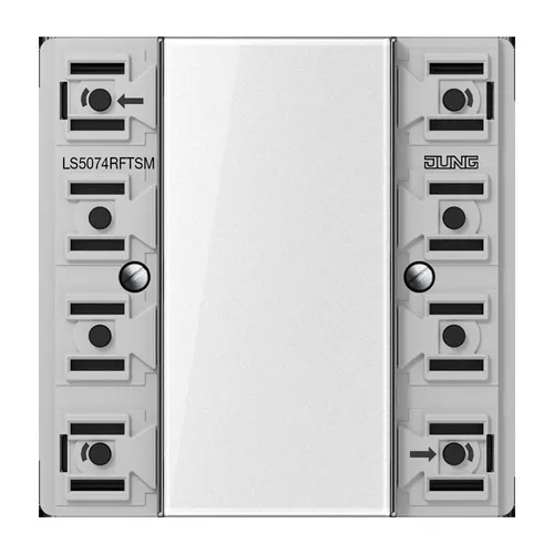 Jung LS5074RFTSM KNX RF Funk-Wandsender-Modul, 4fach - Sonstige Komponenten & Zubehör, 4-fach Wandsender-Modul für die moderne KNX RF-Technologie, ideal zur einfachen Steuerung von Licht und Geräten.