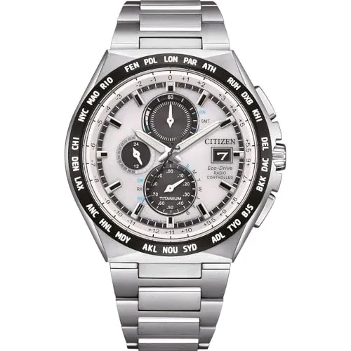 Citizen Eco-Drive Solar Chronograph AT8238-84A - Armbanduhren, hochwertige Herrenuhr mit Solar-Uhrwerk, Saphirglas und 100m Wasserdichtigkeit für zuverlässige Leistung und Stil.