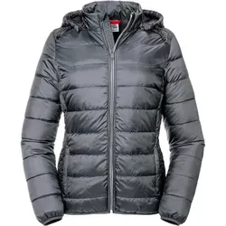 Russell Nano Steppjacke für Damen - Wasserabweisend und anpassbare Kapuze, 3XL - Funktionsjacken mit innovativer Aquapel-Technologie, ideal für wechselhaftes Wetter. Komfortable Passform und praktische Taschen sorgen für Funktionalität und Stil.