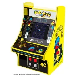 Micro Player Pac-Man 40th Anniversary - Konsolen – Feiere 40 Jahre Pac-Man mit diesem nostalgischen Miniatur-Arcade-Cabinet, das den Charme des Originals einfängt und Fans begeistert.
